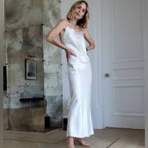 Anine Bing Chloe Artichoke Silk Dress - Picture 6 of 7